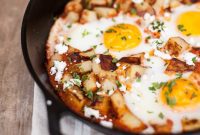 Patatas Bravas Skillet with Fried Eggs