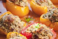 Bell Peppers Filled with Smoky Paprika Richness
