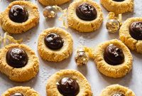 Decadent Almond Chocolate Thumbprints