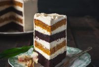Spiced Pumpkin Chocolate Decadence with Mascarpone Creme