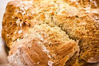 Rustic Honey Buckwheat Soda Bread with Sea Salt Flakes
