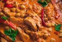 Weeknight Chicken and Chickpea Paprikash