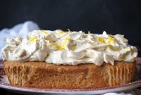Zesty Lemon Ricotta Cloud Cake with Tangy Cream Cheese Frosting
