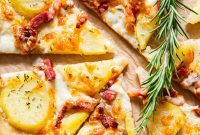White Pizza with Roasted Potato and Crispy Pancetta