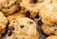 Jeweled Cherry Chocolate Chip Scones