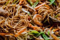 Filipino Pancit: Pork and Shrimp Noodle Sensation