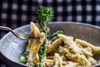 Sausage Broccoli Pasta with Crispy Garlic Herb Crumbs