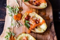 Spicy Chorizo Bravas Potato Skins