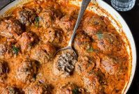 Hearty Porcupine Meatballs with Velvety Tomato Cream