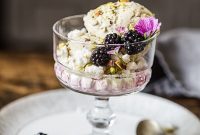 Frozen Eton Mess with Blackberry & Pistachio