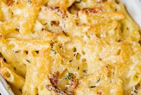 Smoky Bacon Brie Macaroni Bake