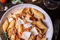 Braised Venetian Chicken Ragu Pasta