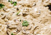Velvet Cognac Mushroom Steak Sauce