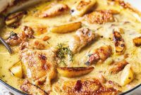 Creamy Normandy Chicken Casserole