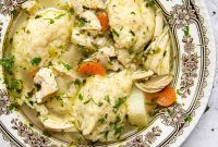 Hearty Homestyle Chicken Dumpling Soup