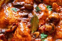 Classic French Chicken Chasseur