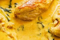 Tuscan Chicken in Golden Saffron Cream