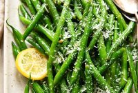 Bright Lemon-Garlic Parmesan Green Beans