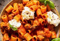 Zesty Sausage Pasta with Creamy Ricotta