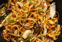 Wok-Fired Chicken Udon Noodles