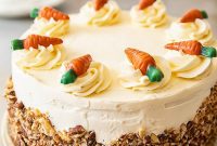 Moist Carrot Cake with Tangy Cream Cheese Frosting