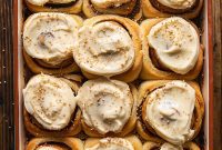 Heavenly Maple Cream Cheese Cinnamon Rolls