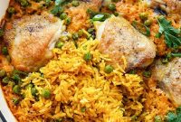 Golden Chicken with Fragrant Rice