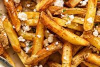 Zesty Air Fryer Greek Fries