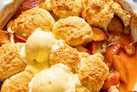 Maple-Kissed Peach Cobbler
