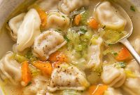 Hearty Pelmeni Soup