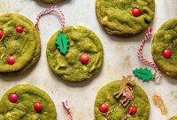 Matcha Bliss White Chocolate Cookies