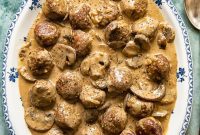 Creamy Stroganoff Meatballs