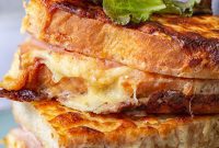 Savory French Ham and Cheese Grill