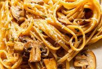 Plant-Based Mushroom Carbonara
