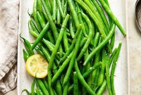 Bright Lemon Butter Green Beans