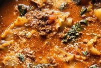 No-Fuss Lasagna Soup