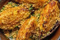Roasted Cabbage Steaks with Miso Butter Glaze