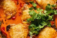 Slow-Simmered Coconut Curry Chicken Thighs