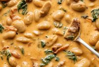 Sun-Kissed Tuscan White Bean Skillet