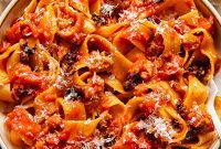 Pappardelle with Bold Chili Crisp Sausage Ragu