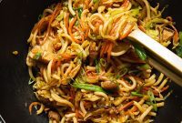 Vegetarian Yaki Udon Stir-Fry