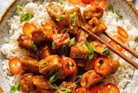 Sticky Crunchy Hoisin Tofu