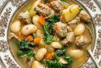 Rustic Sausage and White Bean Comfort