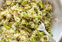 Creamy Instant Pot Broccoli Risotto