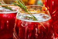 Crimson Yuletide Margarita Punch