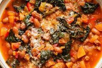Smoky Chorizo, Bean, and Hearty Vegetable Soup