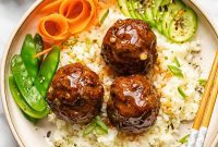 Sweet & Sticky Teriyaki Meatballs