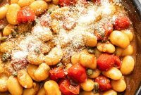 Creamy Butter Beans with Balsamic Burst Tomatoes