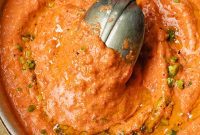 Vibrant Red Pepper Cottage Cheese Dip