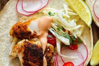 Cajun Seared Fish Tacos